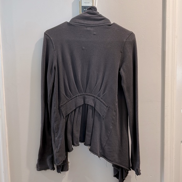 Free People Zip-up Drapey Cardigan size XS - Picture 2 of 6